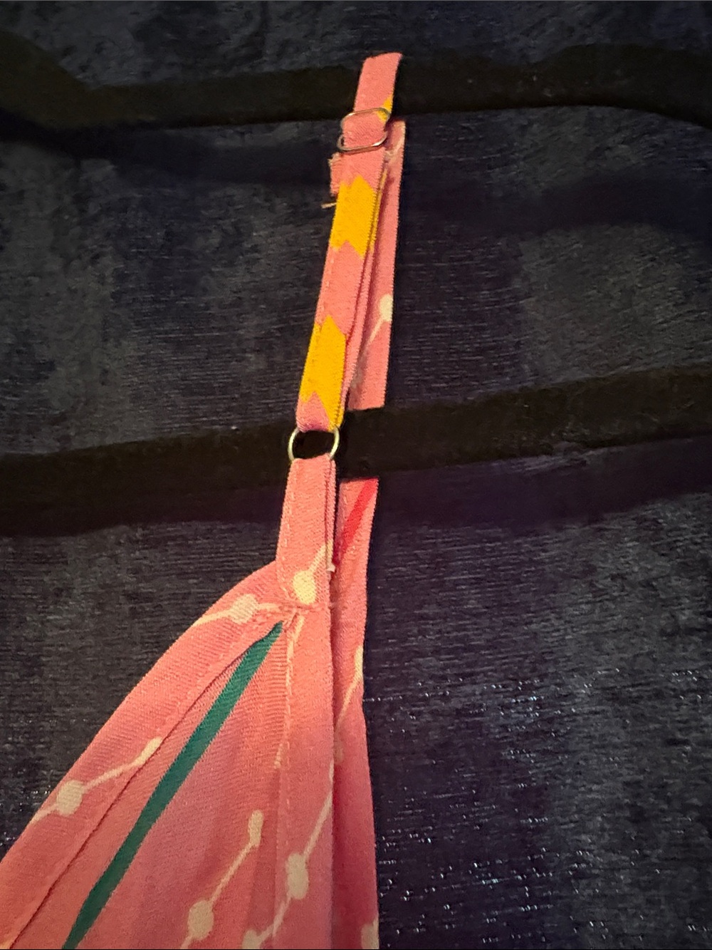 Cupshe Coral Chevron Maxi Dress with Spaghetti Straps with tags size large - Picture 6 of 8